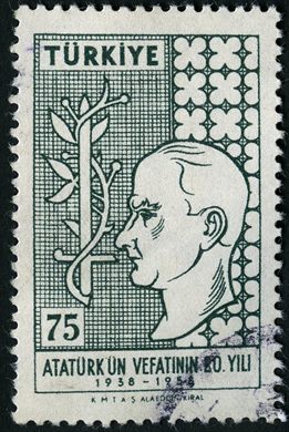 Turquia - 1958 - 20 Anos Morte Ataturk - 75K