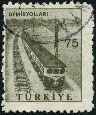 Turquia - 1959 - Comboio Demiryollari - 75Kurus