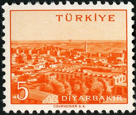 Turquia - 1959 - Cidades Diyarbakir - 5Krs