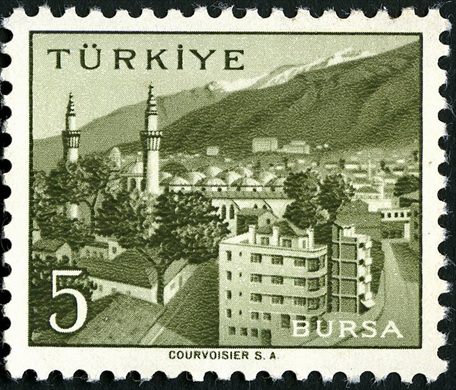 Turquia - 1959 - Cidades da Turquia Bursa - 5K