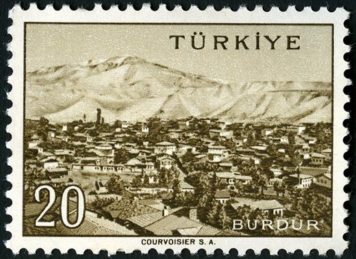 Turquia - 1959 - Cidades da Turquia Burdur - 20K