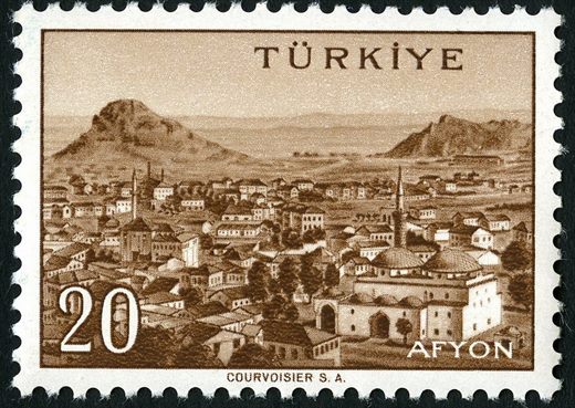 Turquia - 1959 - Cidades da Turquia Afyon - 20K