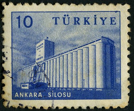 Turquia - 1959 - Industrias Ankara Silosu - 10K