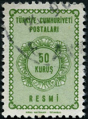 Turquia - 1964 - Resmi Numerico Kiral - 50Krs