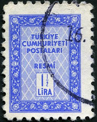 Turquia - 1966 - Halide Edip Adivar - 50Krs