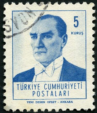 Turquia - 1969 - Ataturk Yeni Desen - 5Krs