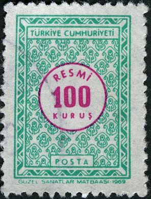 Turquia - 1969 - Resmi Guzel Sanatlar - 100Kurus