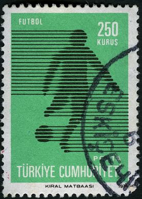 Turquia - 1972 - Futebol - 250K