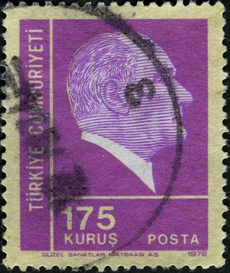 Turquia - 1972 - Ataturk Guzel Sanatlar - 175Krs