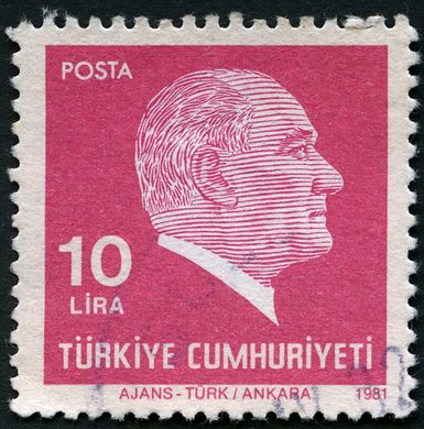 Turquia - 1981 - Ataturk Ajans Turk - 10Lira