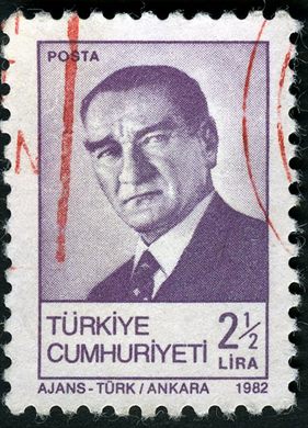 Turquia - 1982 - Ataturk Ajans Turk - 2.5Lira