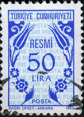 Turquia - 1983 - Resmi Basin Ofset - 50Lira