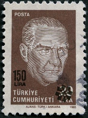 Turquia - 1985 - Ataturk Ajans Turk Sobretaxa - 150Lira