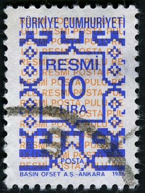 Turquia - 1986 - Resmi Basin Ofset - 10Lira