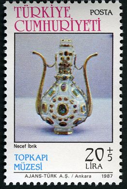 Turquia - 1987 - Topkapi Muzesi Necef Ibrik - 20Lira mais 5