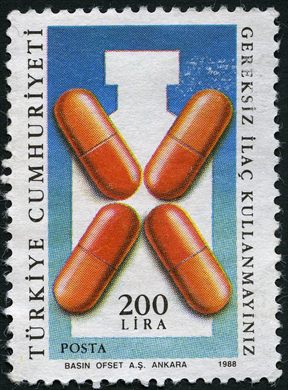 Turquia - 1988 - Gereksiz Ilac Kullanmayiniz - 200Lira