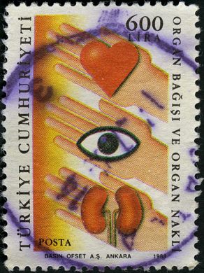 Turquia - 1988 - Organ Bagisi ve Organ Nakli - 600Lira