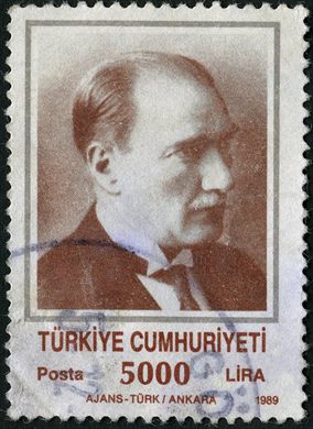 Turquia - 1989 - Ataturk Ajans Turk Sobretaxa - 2500Lira