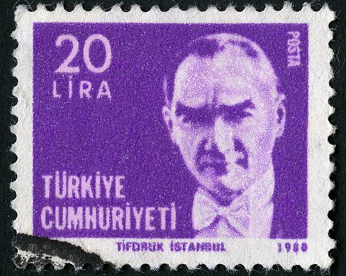 Turquia - 1990 - PTT 150Yili Aviacao Sobrecarga - 200Lira
