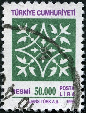 Turquia - 1995 - Resmi Floral - 50000Lira