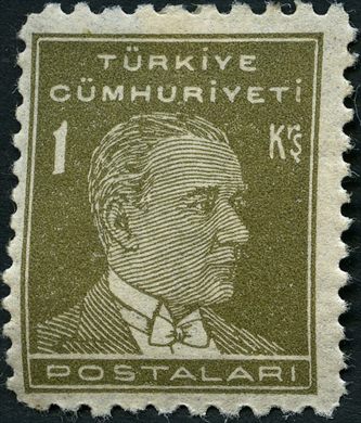 Turquia - Sem Data - Ataturk Postalari - 1Kurus