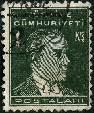 Turquia - Sem Data - Ataturk Postalari - 2Kurus