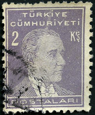 Turquia - Sem Data - Ataturk Postalari - 2Kurus