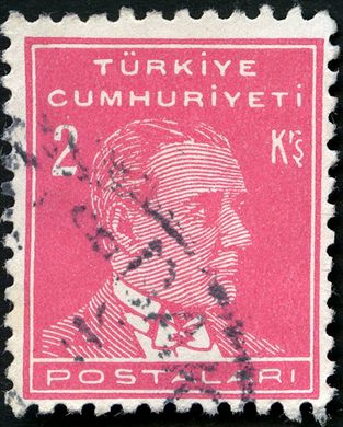 Turquia - Sem Data - Ataturk Postalari - 2Kurus