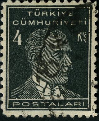 Turquia - Sem Data - Ataturk Postalari - 4Kurus