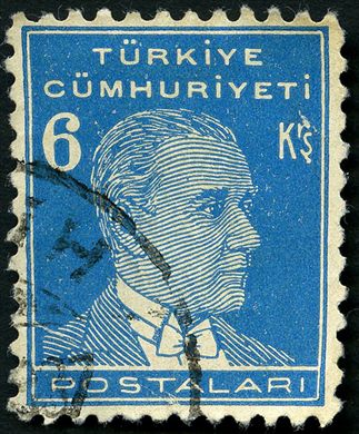 Turquia - Sem Data - Ataturk Postalari - 6Kurus