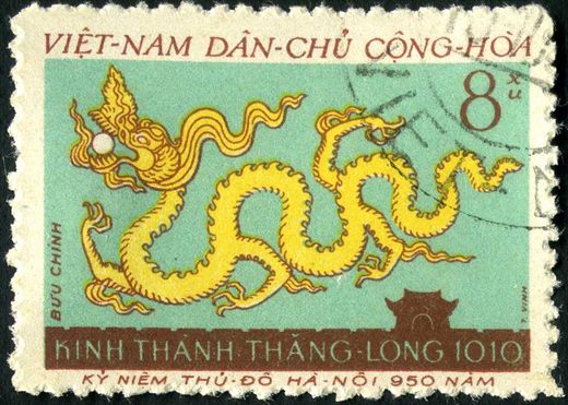 Vietname do Norte - 1960 - 950 Aniversario de Hanoi - Kinh Thanh Thang Long 1010 - 8Xu