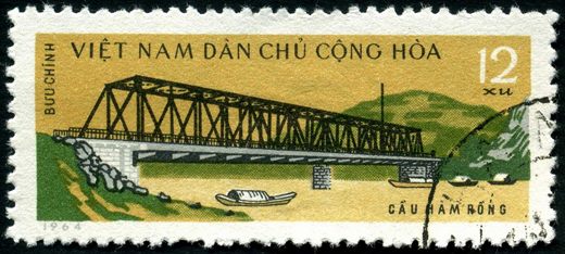 Vietname do Norte - 1964 - Ponte Ham Rong - 12Xu