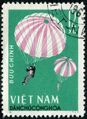 Vietname do Norte - 1964 - Paraquedismo - 12Xu