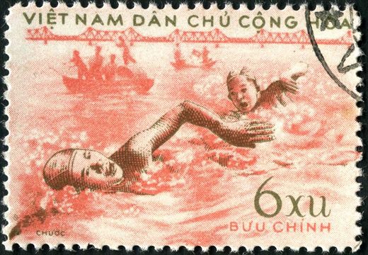 Vietname do Norte - Sem Data - Desportos - Natacao - 6Xu