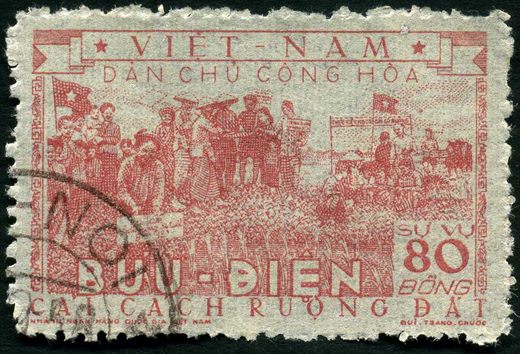 Vietname do Norte - Sem Data - Reforma Agraria - Cai Cach Ruong Dat - 80D