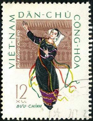 Vietname do Norte - Sem Data - Dancas Etnicas - Mua Cong Chieng - 12Xu
