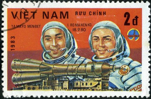 Vietname - 1983 - Intercosmos - Tamayo Mendez e Romanenko - 2D