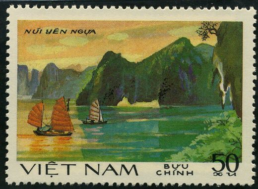 Vietname - 1984 - Paisagens Halong - Nui Yen Ngua - 50Xu