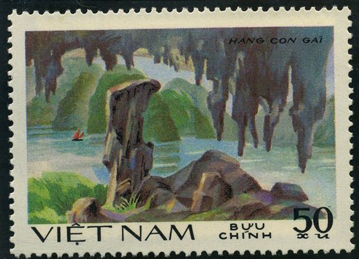 Vietname - 1984 - Paisagens Halong - Hang Con Gai - 50Xu