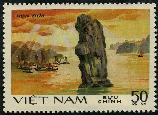 Vietname - 1984 - Paisagens Halong - Hon Dua - 50Xu