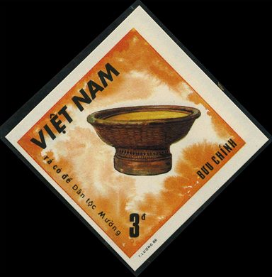 Vietname - 1986 - Artesanato Etnia Muong - Cesto - 3D