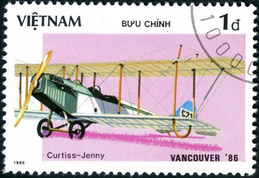 Vietname - 1986 - Vancouver 86 - Curtiss Jenny - 1D