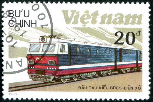 Vietname - 1988 - Locomotivas - VL85 Uniao Sovietica - 20D