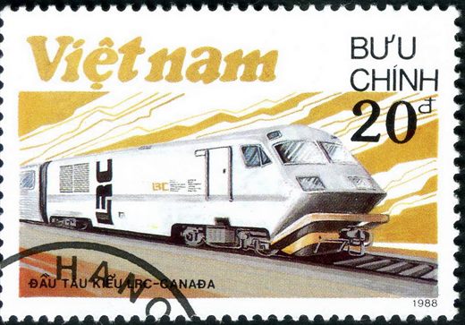 Vietname - 1988 - Locomotivas - LRC Canada - 20D