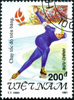 Vietname - 1991 - Albertville Patinagem Velocidade - 200D