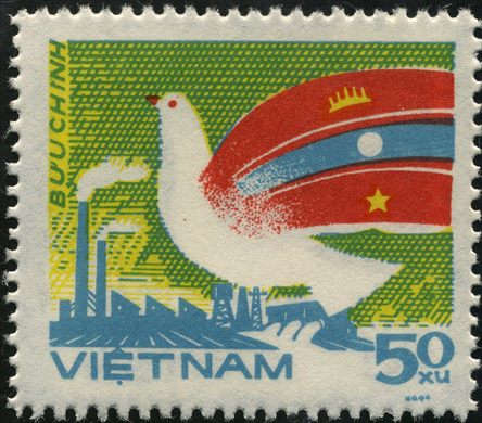 Vietname - Sem Data - Pomba da Paz Indochina - 50Xu
