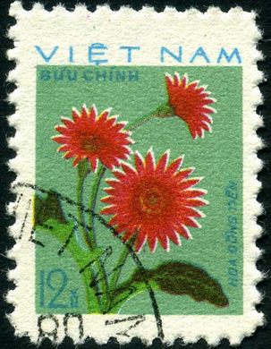 Vietname - Sem Data - Flora Gerbera - 12Xu