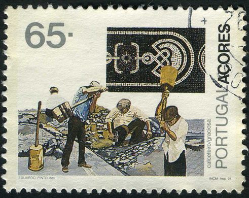 Acores - 1991 - Oficios Tradicionais Calceteiro - 65Esc