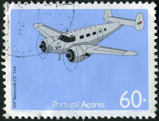 Acores - 1991 - Transportes Aereos SATA Beechcraft - 60Esc