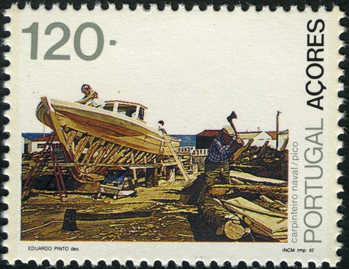Acores - 1992 - Oficios Tradicionais Carpinteiro Naval - 120Esc